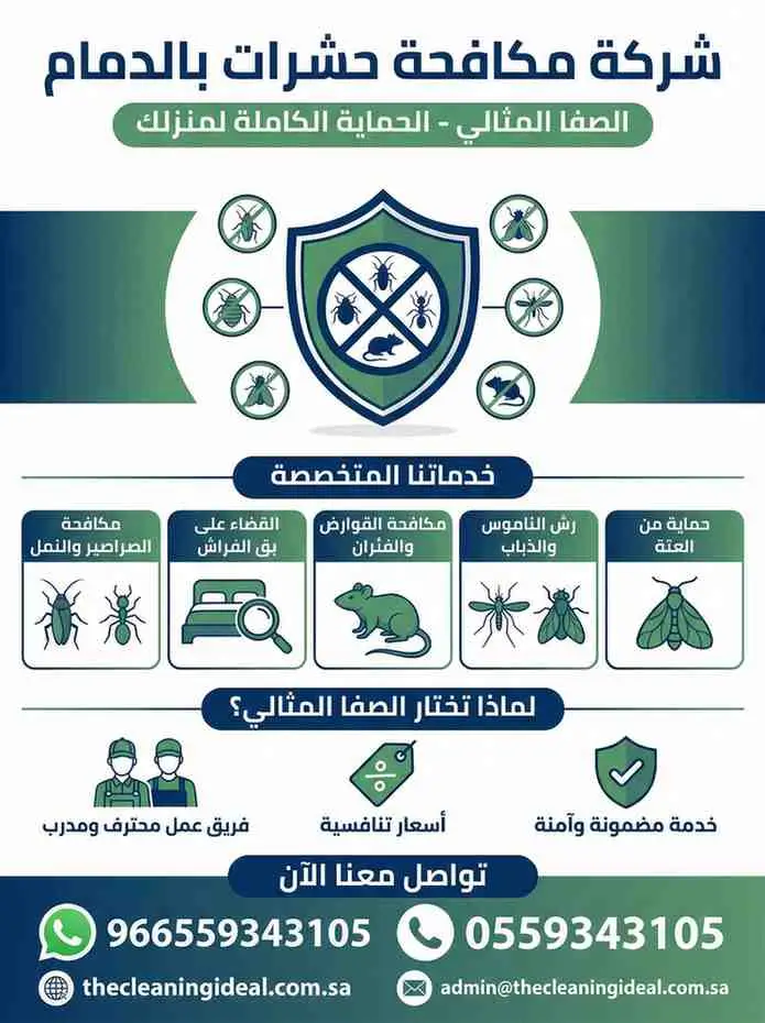 شركة مكافحة حشرات بالدمام